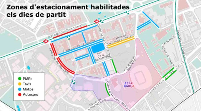 Plan de movilidad sostenible para el regreso al Spotify Camp Nou Plan de movilidad sostenible para el regreso al Spotify Camp Nou