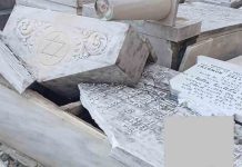 Actos vandálicos en el recinto hebreo del cementerio de Les Corts Actos vandálicos en el recinto hebreo del cementerio de Les Corts