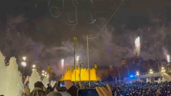 Barcelona despide 2025 y recibe 2026 con una gran celebración en Montjuïc