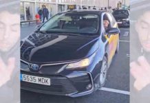 Agresión de un taxista pirata de FreeNow a otro taxista en el Aeropuerto Conflicto del taxi en el Aeropuerto de Barcelona-El Prat