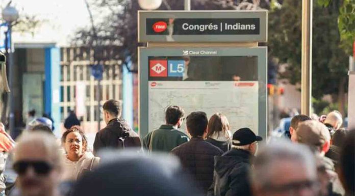 La estación de la L5 incorpora oficialmente el nombre de Congrés / Indians La estación de la L5 incorpora oficialmente el nombre de Congrés / Indians