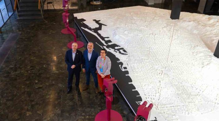 Barcelona estrena la maqueta que marcará el rumbo de la ciudad hasta 2035 Barcelona estrena la maqueta que marcará el rumbo de la ciudad hasta 2035