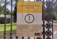 Cierre preventivo de zonas verdes por el impacto de la borrasca Pedro Cierre preventivo de zonas verdes por el impacto de la borrasca Pedro