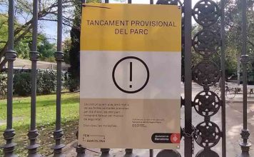 Cierre preventivo de zonas verdes por el impacto de la borrasca Pedro Cierre preventivo de zonas verdes por el impacto de la borrasca Pedro
