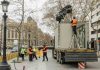 Comienza la instalación de los nuevos quioscos de floristas en la Rambla Comienza la instalación de los nuevos quioscos de floristas en la Rambla