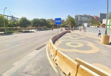 Comienzan las obras para reforzar el colector de la avenida Meridiana en Glòries Comienzan las obras para reforzar el colector de la avenida Meridiana en Glòries