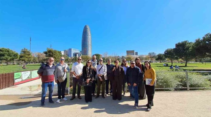 Una delegación palestina refuerza la cooperación técnica con Barcelona Una delegación palestina refuerza la cooperación técnica con Barcelona