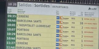 Una nueva incidencia en Rodalies provoca suspensiones temporales del servicio Una nueva incidencia en Rodalies provoca suspensiones temporales del servicio