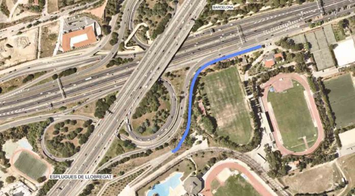 Arrancan las obras para unir Esplugues y Barcelona en bici por la Diagonal Arrancan las obras para unir Esplugues y Barcelona en bici por la Diagonal