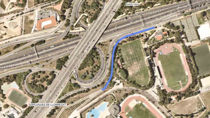 Arrancan las obras para unir Esplugues y Barcelona en bici por la Diagonal