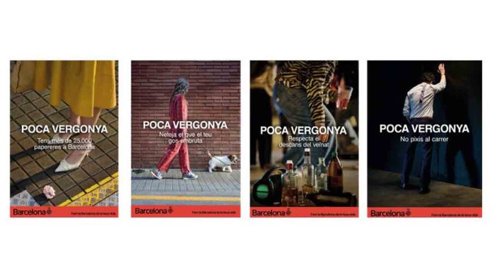 Barcelona lanza la campaña “Poca Vergonya” para combatir el incivismo en la ciudad Barcelona lanza la campaña “Poca Vergonya” para combatir el incivismo en la ciudad