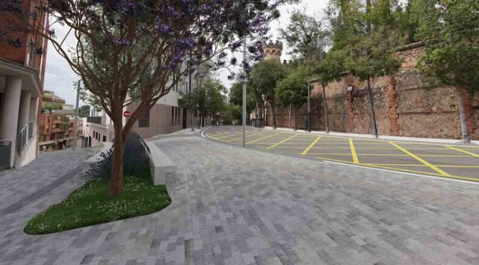 Comienzan las obras de transformación de la plaza de Flandes en el Coll Comienzan las obras de transformación de la plaza de Flandes en el Coll