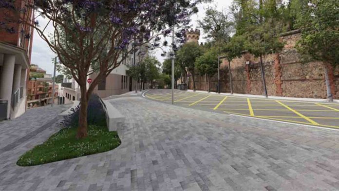 Comienzan las obras de transformación de la plaza de Flandes en el Coll
