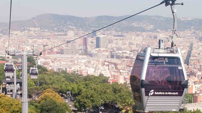 El teleférico de Montjuïc retoma la actividad tras la revisión anual