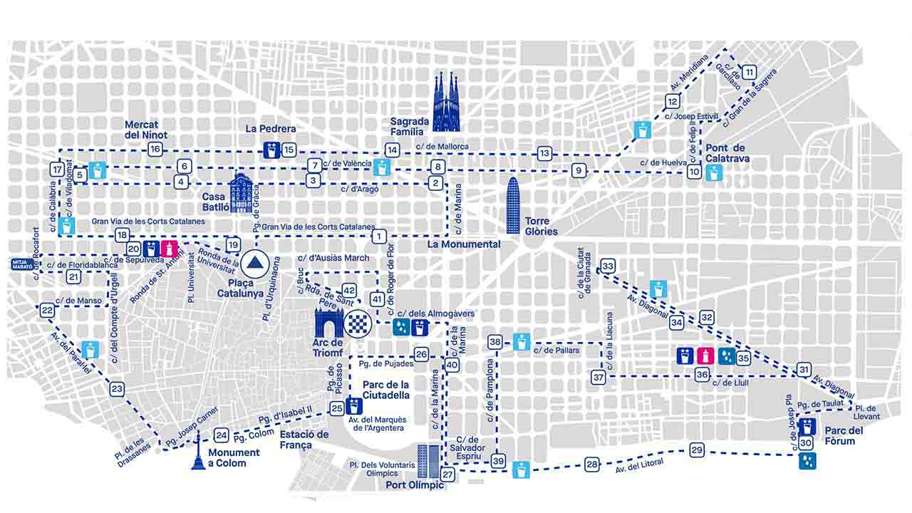Cortes de tráfico y cambios en el transporte público por la Maratón 2026