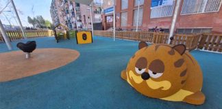 Nueva área de juegos para primera infancia junto a la Gran Vía en Sant Martí Nueva área de juegos para primera infancia junto a la Gran Vía en Sant Martí
