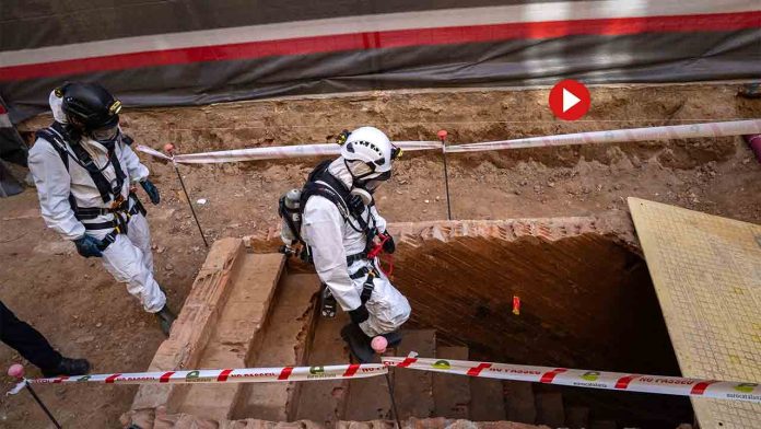 Primeras exploraciones en los refugios antiaéreos de Sants-Montjuïc