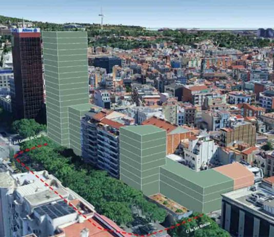 Una nueva torre gemela transformará la calle Tarragona Una nueva torre gemela transformará la calle Tarragona