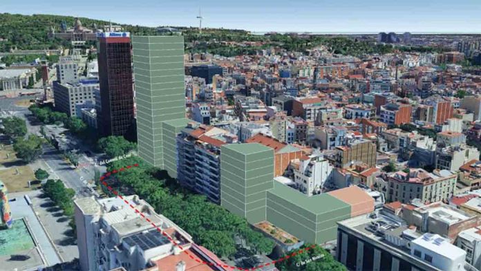 Una nueva torre gemela transformará la calle Tarragona