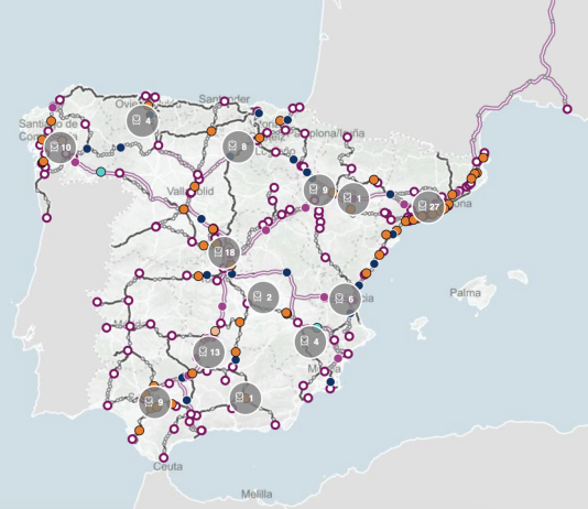 Renfe estrena una web para seguir la posición de los trenes en tiempo real
