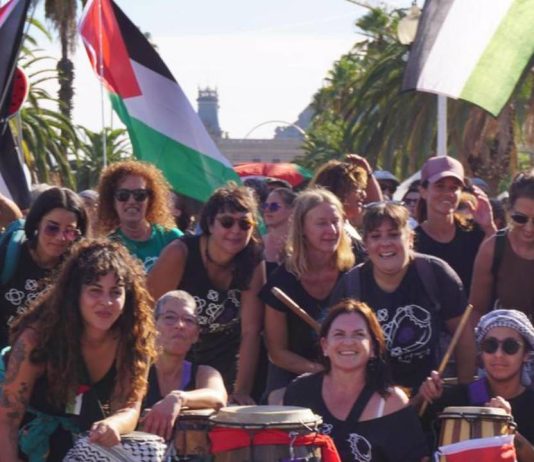 Concentración en Sants por la actuación contra la Global Sumud Flotilla Concentración en Sants por la actuación contra la Global Sumud Flotilla