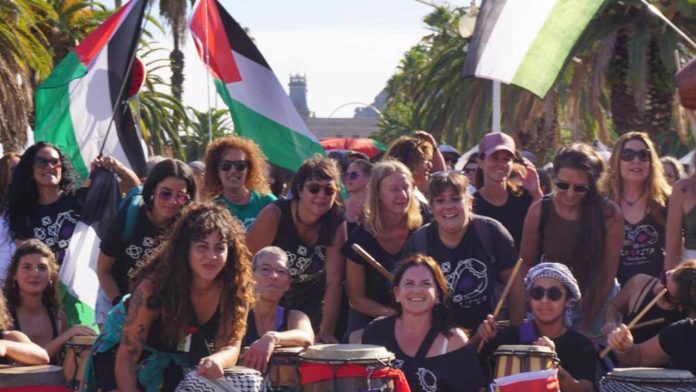 Concentración en Sants por la actuación contra la Global Sumud Flotilla