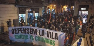 Convocan una protesta para frenar el desahucio del bloque Sant Agustí Convocan una protesta para frenar el desahucio del bloque Sant Agustí