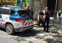 Detenido tras un ataque con machete en el Eixample de Barcelona Detenido tras un ataque con machete en el Eixample de Barcelona