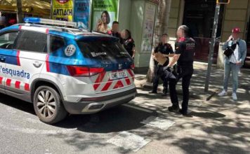 Detenido tras un ataque con machete en el Eixample de Barcelona Detenido tras un ataque con machete en el Eixample de Barcelona