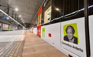 Homenaje a Clementina Arderiu con un tren por el 50 aniversario de su muerte Homenaje a Clementina Arderiu con un tren por el 50 aniversario de su muerte