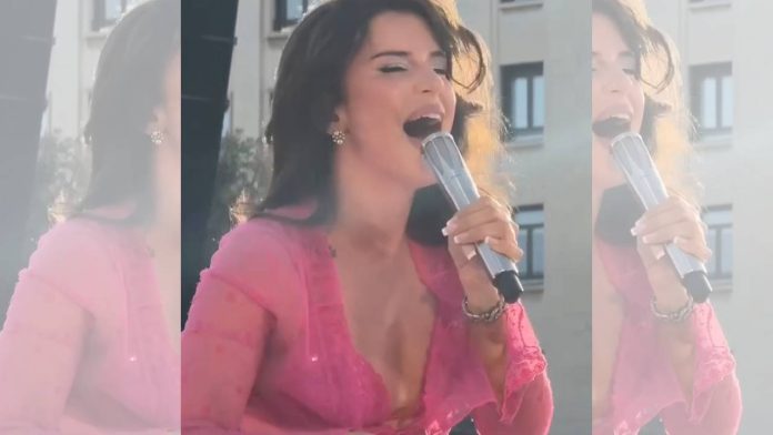 Nathy Peluso desata la euforia con un concierto sorpresa en plaza Catalunya