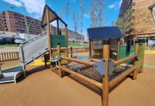 Renovación del área infantil en la Gran Via entre Bac de Roda y Selva de Mar Renovación del área infantil en la Gran Via entre Bac de Roda y Selva de Mar