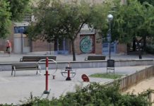 Barcelona mejora las instalaciones deportivas de la plaza de Palestina Barcelona mejora las instalaciones deportivas de la plaza de Palestina