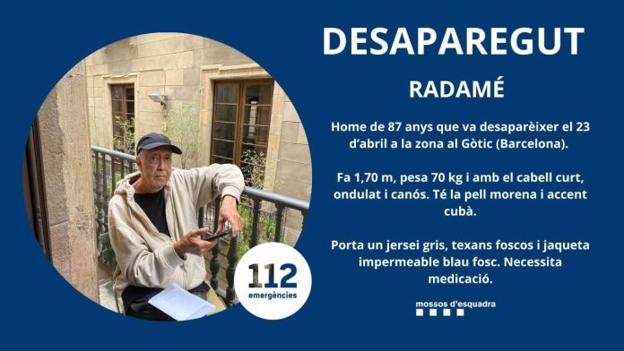 Búsqueda activa de un hombre desaparecido en el Gòtic durante Sant Jordi
