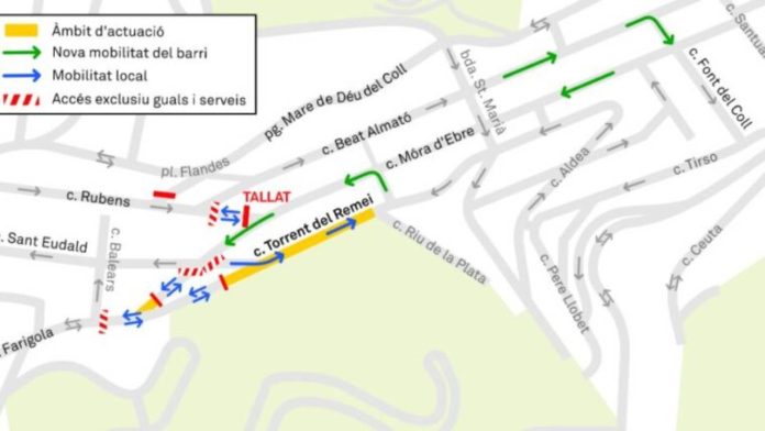 Cambios de movilidad en Torrent del Remei y la Farigola