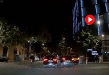 Conducción temeraria en el Eixample que termina en fuga tras impactar con un taxi Conducción temeraria en el Eixample que termina en fuga tras impactar con un taxi