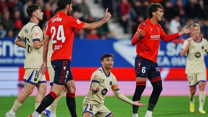 El Barça asalta El Sadar y deja LaLiga vista para sentencia