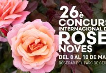 El Parc de Cervantes acoge el 26º Concurso Internacional de Roses Noves El Parc de Cervantes acoge el 26º Concurso Internacional de Roses Noves