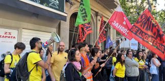 El desahucio de Olalla en el Eixample reaviva el conflicto por la vivienda en Barcelona El desahucio de Olalla en el Eixample reaviva el conflicto por la vivienda en Barcelona