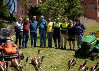 Parques y Jardines cede maquinaria a 5 centros educativos Parques y Jardines cede maquinaria a 5 centros educativos