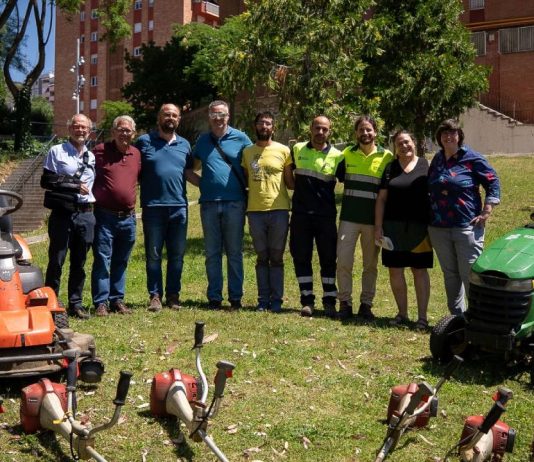 Parques y Jardines cede maquinaria a 5 centros educativos Parques y Jardines cede maquinaria a 5 centros educativos