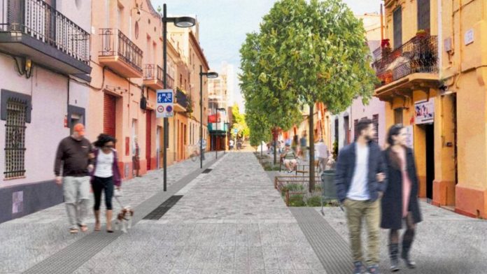 Se renovará la calle Jota para mejorar su conexión con la Meridiana