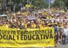 Barcelona acoge una multitudinaria manifestación de docentes y familias Barcelona acoge una multitudinaria manifestación de docentes y familias