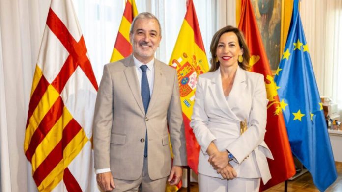 Barcelona y Zaragoza estrechan lazos en un encuentro entre Collboni y Chueca