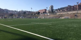 Comienzan las obras de renovación del césped del campo de fútbol de la Teixonera Comienzan las obras de renovación del césped del campo de fútbol de la Teixonera