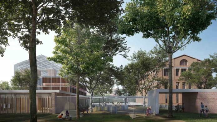 Comienzan las obras del futuro Institut Escola Cal Maiol en el recinto de Can Batlló Comienzan las obras del futuro Institut Escola Cal Maiol en el recinto de Can Batlló