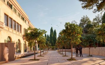 El ‘nuevo’ Palacio de Pedralbes tendrá una entrada en el norte El 'nuevo' Palacio de Pedralbes tendrá una entrada en el norte