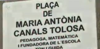 Les Roquetes homenajea a la pedagoga Maria Antònia Canals con una nueva plaza Les Roquetes homenajea a la pedagoga Maria Antònia Canals con una nueva plaza
