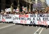 Protesta en Barcelona contra el ERE de Nissan que afecta a 211 trabajadores Protesta en Barcelona contra el ERE de Nissan que afecta a 211 trabajadores