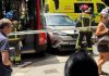 Seis heridos tras una colisión entre un autobús y un turismo en Gràcia Seis heridos tras una colisión entre un autobús y un turismo en Gràcia
